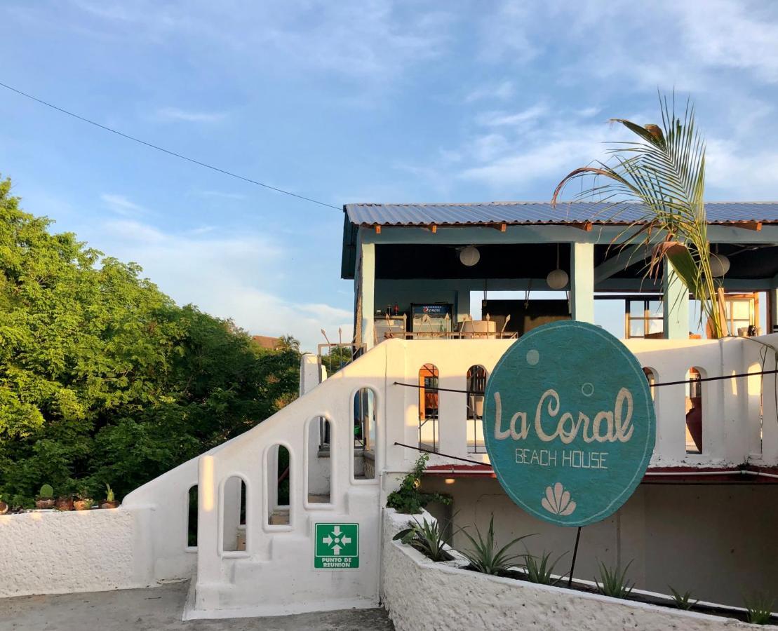 La Coral Beach House Albergue Puerto Escondido  Exterior foto